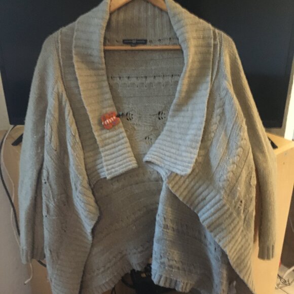 GAP 57% wool knitted waterfall sweater - Picture 3 of 10